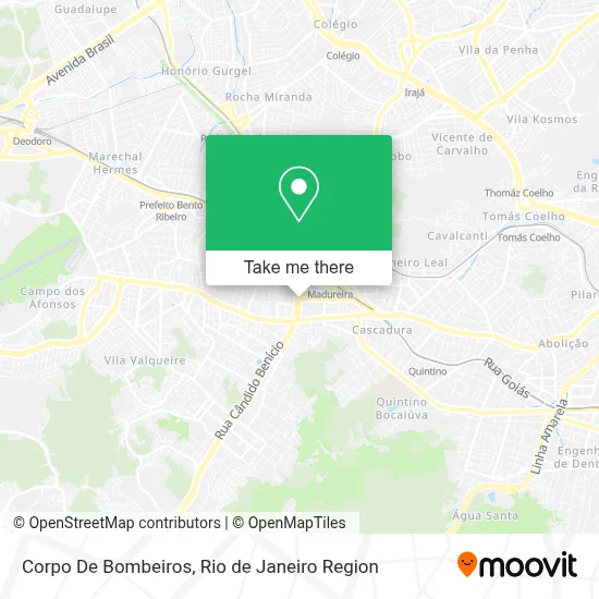 Corpo De Bombeiros map