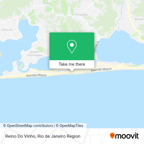 Reino Do Vinho map