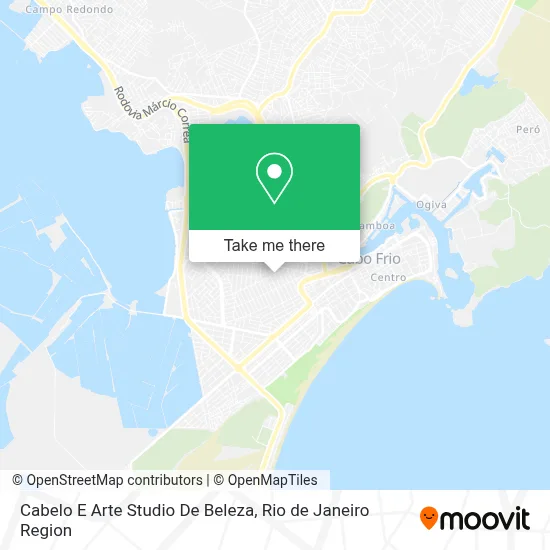 Cabelo E Arte Studio De Beleza map