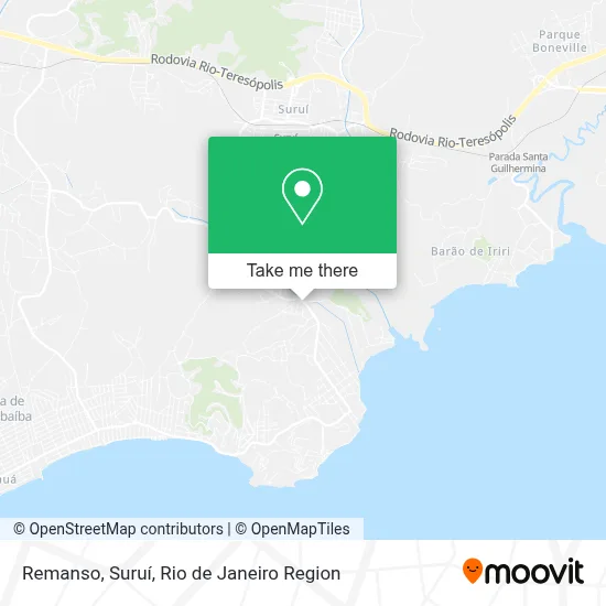 Remanso, Suruí map