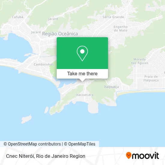 Cnec Niterói map