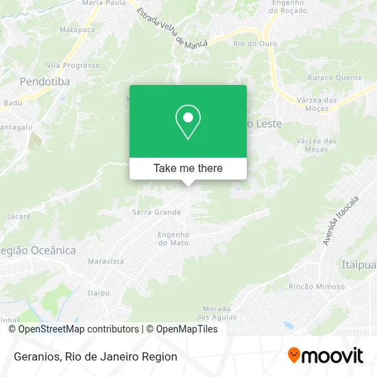 Geranios map