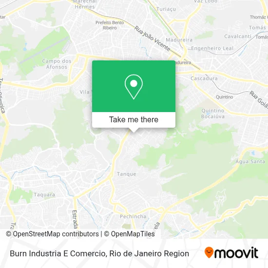 Burn Industria E Comercio map