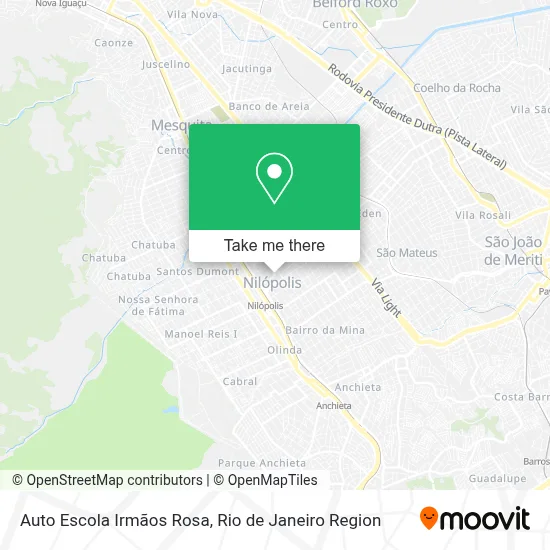Auto Escola Irmãos Rosa map