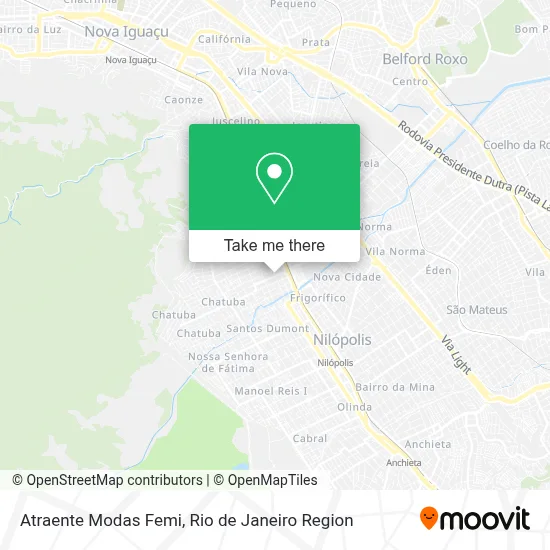 Atraente Modas Femi map