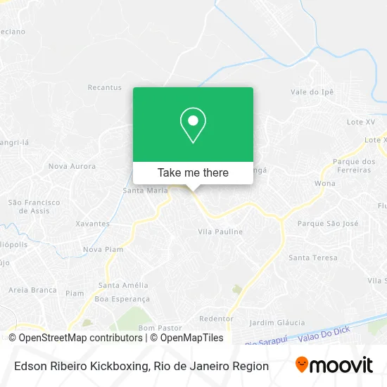 Edson Ribeiro Kickboxing map