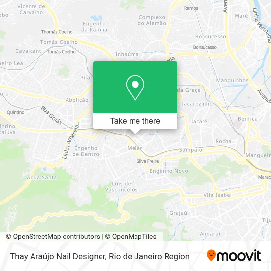Thay Araújo Nail Designer map