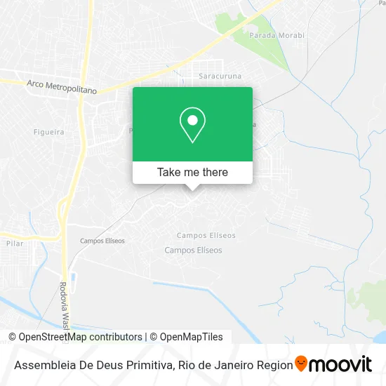 Assembleia De Deus Primitiva map