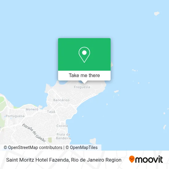 Saint Moritz Hotel Fazenda map