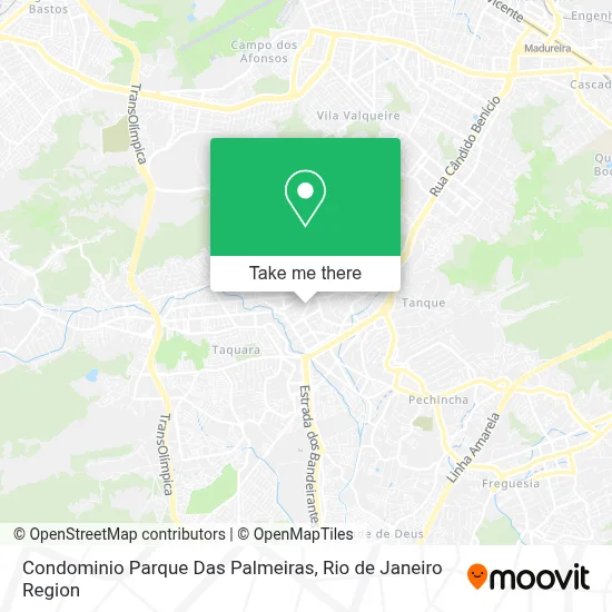 Condominio Parque Das Palmeiras map