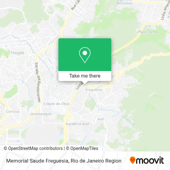 Memorial Saude Freguesia map