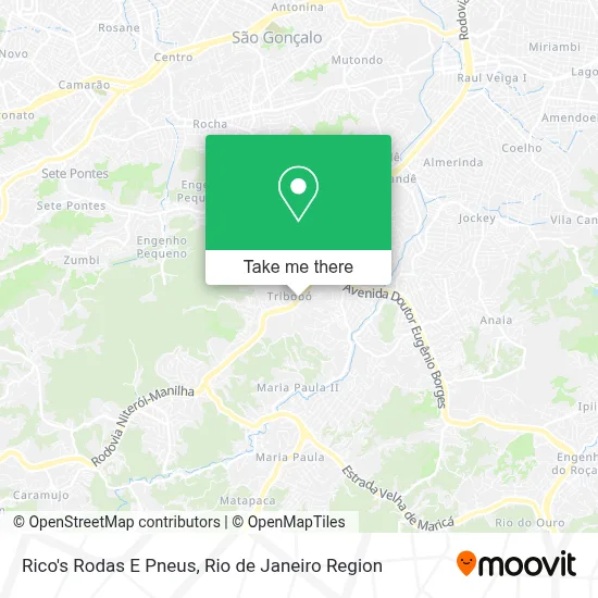 Rico's Rodas E Pneus map