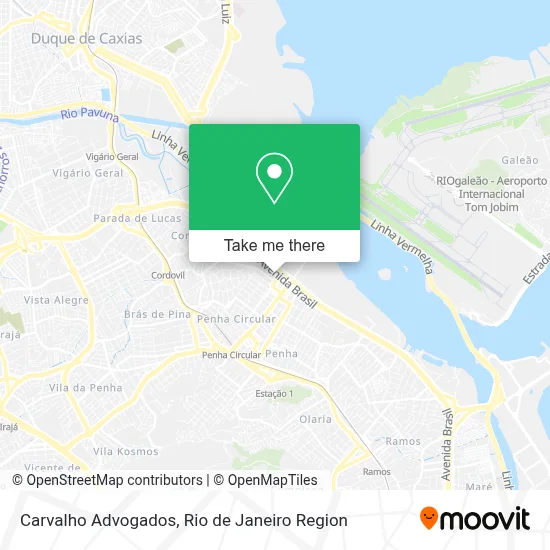 Carvalho Advogados map