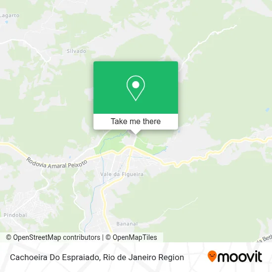 Cachoeira Do Espraiado map