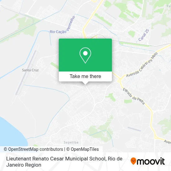 Lieutenant Renato Cesar Municipal School map