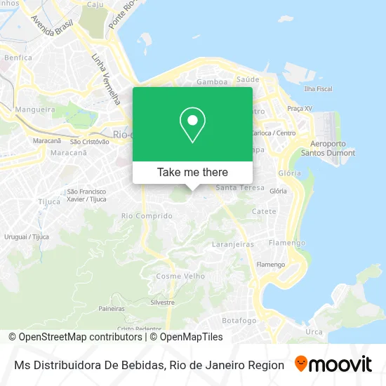 Ms Distribuidora De Bebidas map