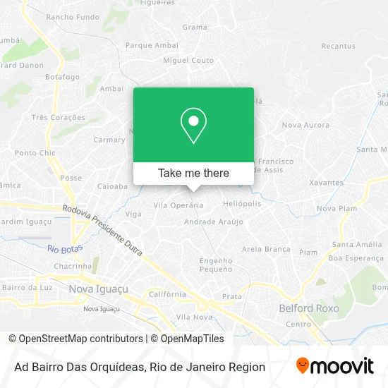 Ad Bairro Das Orquídeas map