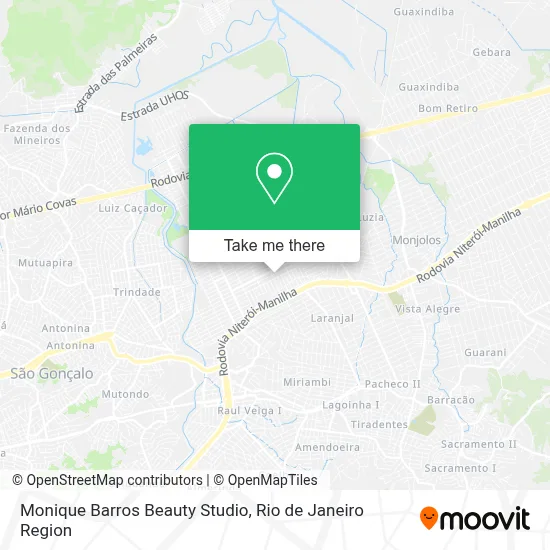 Monique Barros Beauty Studio map