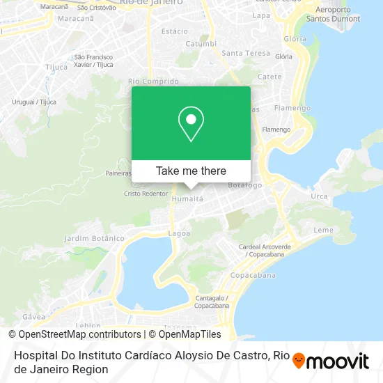 Hospital Do Instituto Cardíaco Aloysio De Castro map