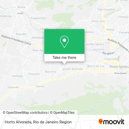 Horto Alvorada map