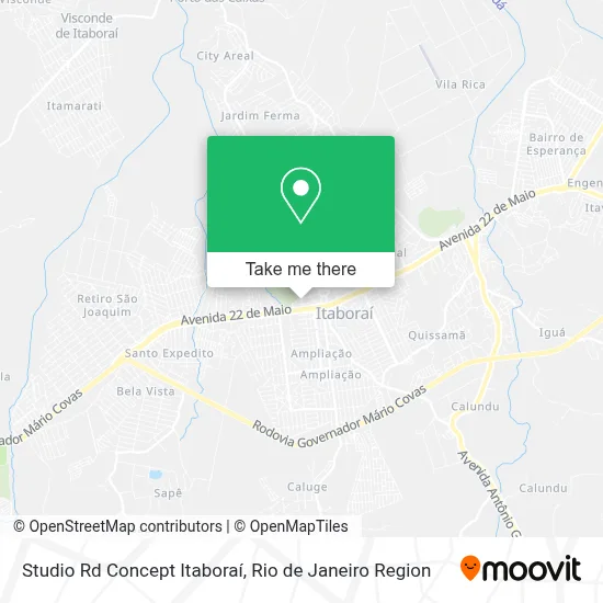 Studio Rd Concept Itaboraí map