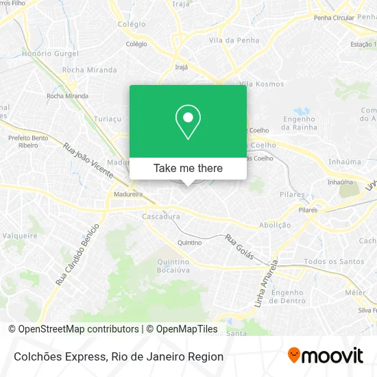 Colchões Express map