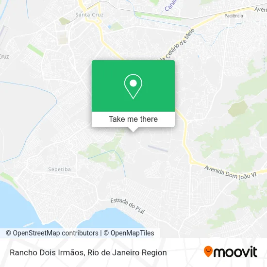 Rancho Dois Irmãos map