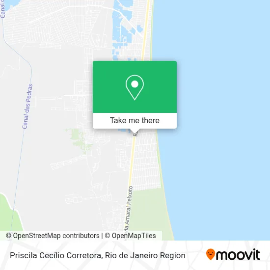 Priscila Cecílio Corretora map