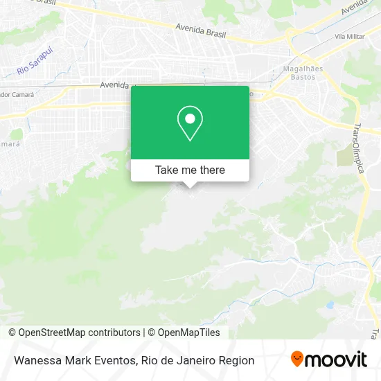 Wanessa Mark Eventos map