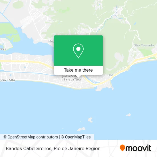Bandos Cabeleireiros map