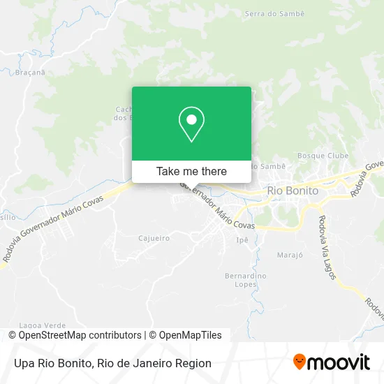 Upa Rio Bonito map