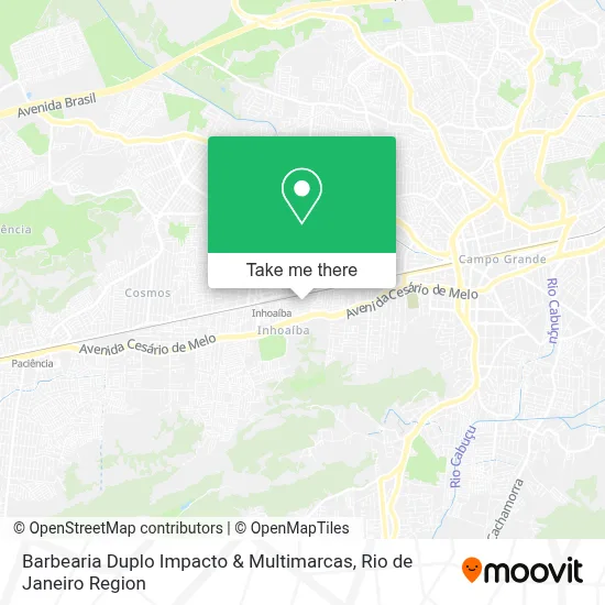 Barbearia Duplo Impacto & Multimarcas map