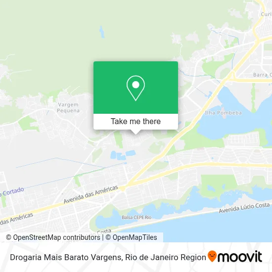 Drogaria Mais Barato Vargens map