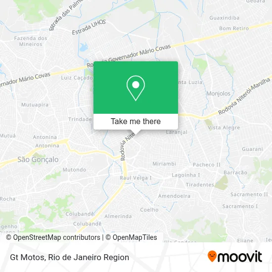 Gt Motos map