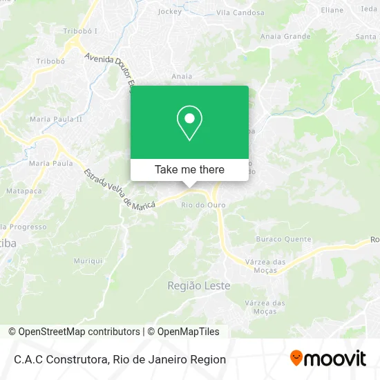 C.A.C Construtora map