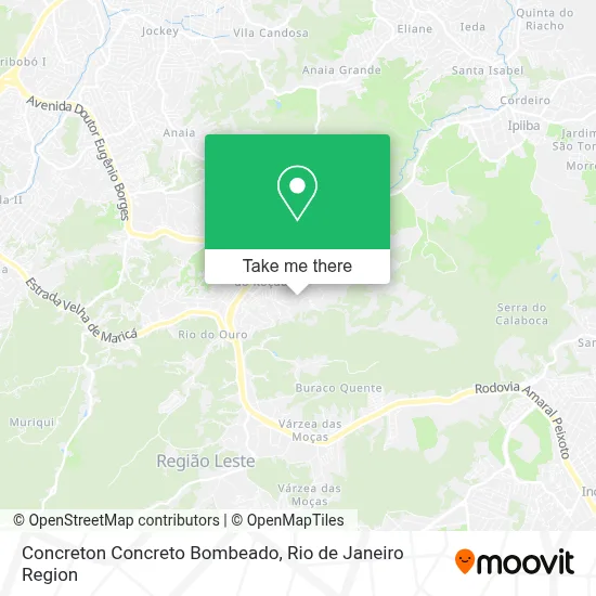 Concreton Concreto Bombeado map