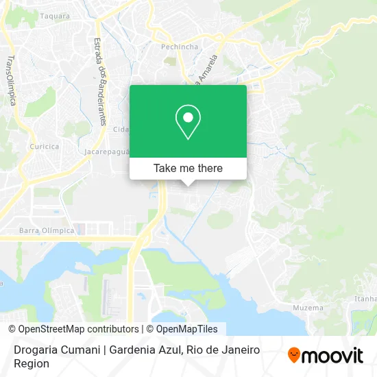 Drogaria Cumani | Gardenia Azul map