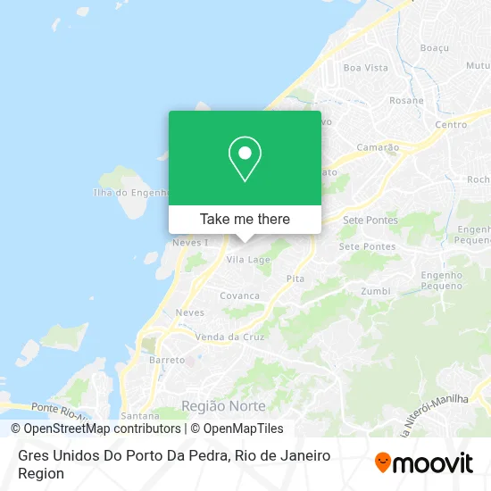 Gres Unidos Do Porto Da Pedra map