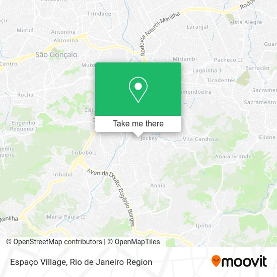 Espaço Village map