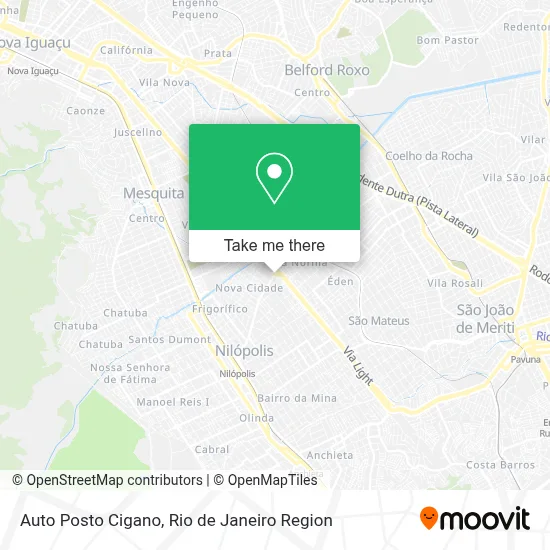 Auto Posto Cigano map