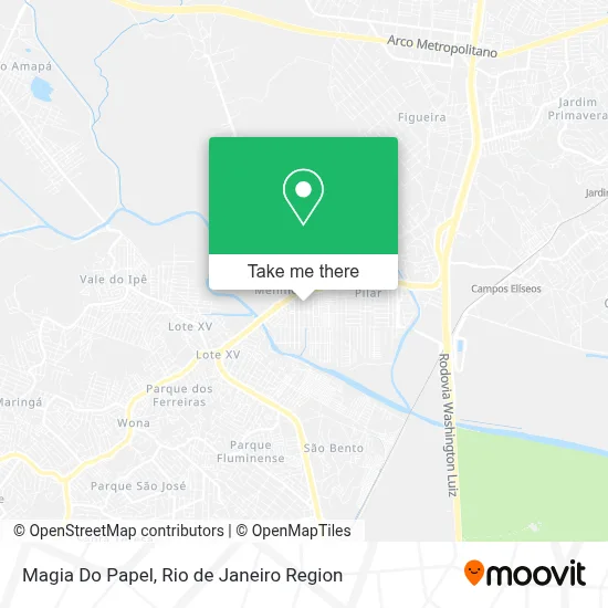 Magia Do Papel map