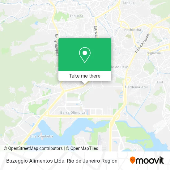 Bazeggio Alimentos Ltda map