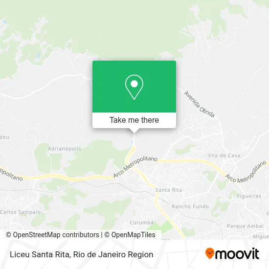 Liceu Santa Rita map