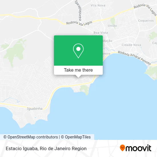 Estacio Iguaba map