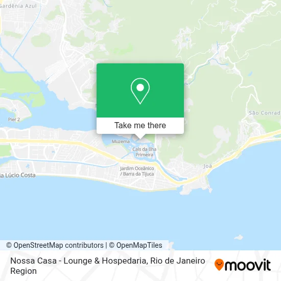 Nossa Casa - Lounge & Hospedaria map
