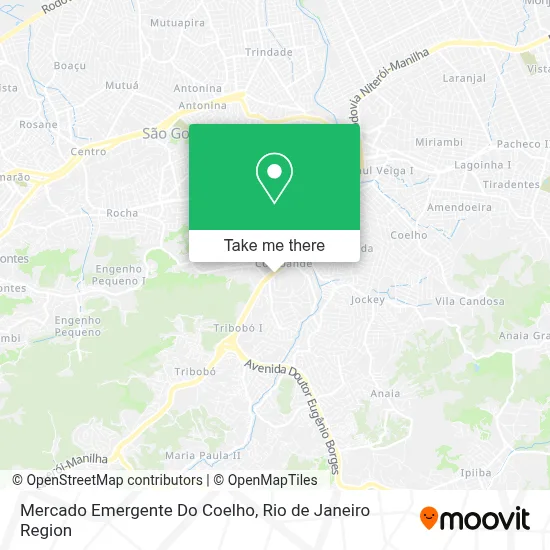 Mercado Emergente Do Coelho map