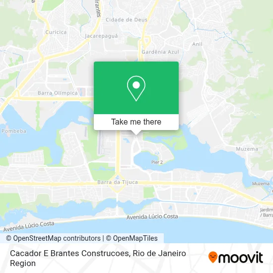 Cacador E Brantes Construcoes map