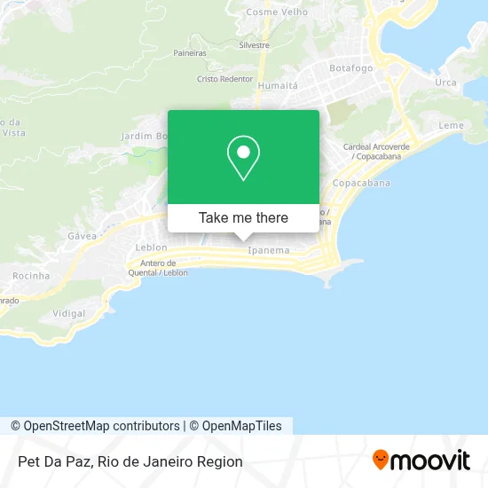 Pet Da Paz map