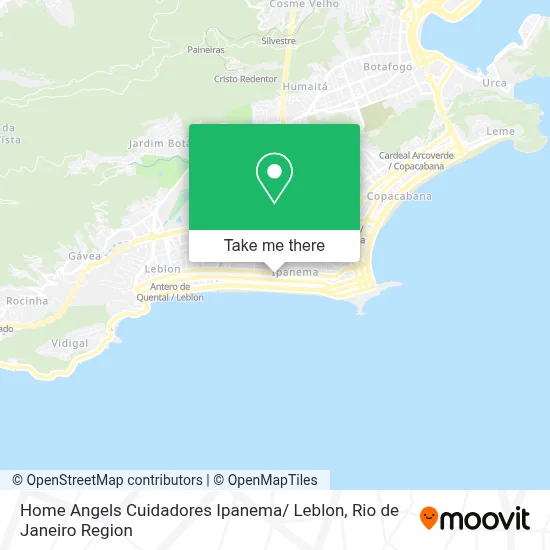 Home Angels Cuidadores Ipanema/ Leblon map