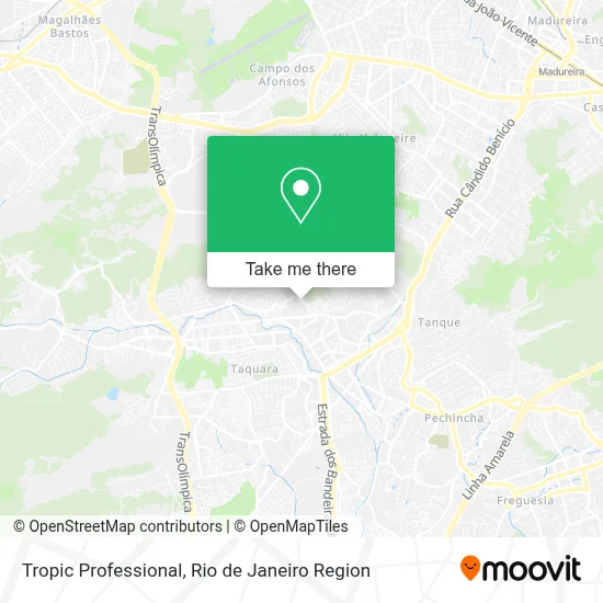 Tropic Professional map
